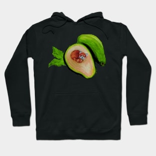 Red Panda Avocado Hoodie